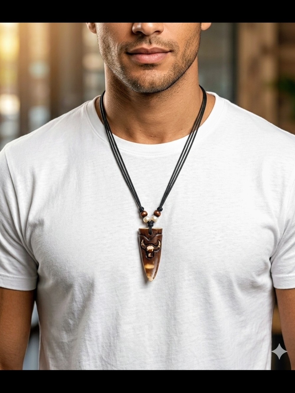 New Bull Head Pendant Necklace